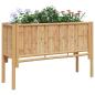 Preview: Garten Hochbeet 110x35x70 cm Bambus