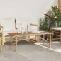 Preview: ARDEBO.de - Couchtisch 110x50x43 cm Bambus