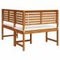 Preview: ARDEBO.de - Garten-Eckbank mit Kissen 140x100x91 cm Massivholz Akazie
