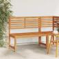 Preview: Gartenbank 100x50x91 cm Solides Akazienholz