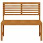 Preview: Gartenbank 100x50x91 cm Solides Akazienholz