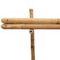 Preview: Wandregal 2-stufig 100x26x60 cm Bambus