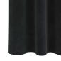 Preview: Verdunkelungsvorhänge 2 Stk. Schwarz 140 x 225 cm Samt