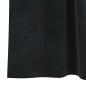 Preview: Verdunkelungsvorhänge 2 Stk. Schwarz 140 x 140 cm Samt