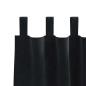 Preview: Verdunkelungsvorhänge 2 pcs Schwarz 140 x 175 cm Samt