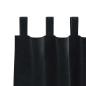 Preview: Verdunkelungsvorhänge 2 pcs Schwarz 140 x 260 cm Samt