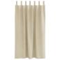 Preview: Verdunkelungsvorhänge mit Hängehaken 2 Stück Creme Samt