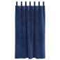Preview: Verdunkelungsvorhänge mit Aufhängeschlaufen 2 Stück Dunkelblau Samt