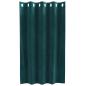 Preview: Verdunkelungsvorhänge mit Ösen 2 Stück Dunkelgrünes Samt