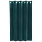 Preview: Verdunkelungsvorhänge mit Ösen 2 Stück Dunkelgrünes Samt