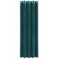 Preview: Verdunkelungsvorhänge mit Ösen 2 Stück Dunkelgrüner Samt
