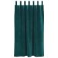Preview: ARDEBO.de - Verdunkelungsrollo mit Aufhängeschlaufen 2 Stk Dunkelgrüner Samt