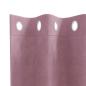 Preview: Verdunkelungsvorhänge 2 pcs Dunkelrosa 140 x 245 cm Samt