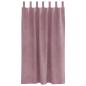 Preview: Verdunkelungsvorhänge mit Schlaufen 2er Set Dunkelrosa Velours