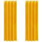 Preview: Verdunkelungsvorhänge mit Ösen 2 Stück Senfgelb Samt