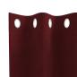 Preview: Verdunkelungsvorhänge 2 pcs Weinrot 140 x 225 cm Samt