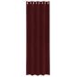 Preview: Verdunkelungsvorhänge mit Ösen 2 Stück Weinrot Samt