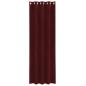 Preview: Verdunkelungsvorhänge mit Ösen 2 Stück Weinrot Velvet
