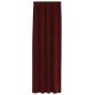 Preview: Verdunkelungsvorhänge mit Klebeband 2 Stück Weinrot Samt