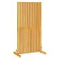 Preview: Sichtschutz für drinnen und draußen 150 cm aus massivem Akazienholz
