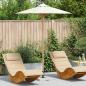 Preview: ARDEBO.de - Garten-Schirm Cremeweiß 180x230 cm aus Bambus