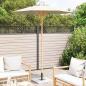 Preview: Garten-Schirm Cremeweiß 180x230 cm aus Bambus