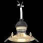 Preview: Lampen Set aus 6 Gold Metall 9 cm modern Einbauleuchten