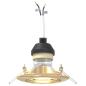 Preview: Lampen Set aus 6 Gold Metall 9 cm modern Einbauleuchten
