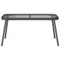 Preview: Couchtisch Schwarz 90x45x42 cm Poly-Rattan