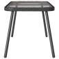 Preview: Couchtisch Schwarz 90x45x42 cm Poly-Rattan