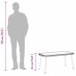 Preview: Couchtisch Schwarz 90x45x42 cm Poly-Rattan