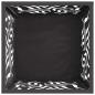 Preview: Feuerstelle Quadrat Schwarz 40x40x40 cm Stahl