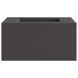 Preview: ARDEBO.de - Feuerstelle Quadrat Schwarz 60x60x30 cm Stahl