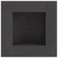 Preview: Feuerstelle Quadrat Schwarz 60x60x30 cm Stahl