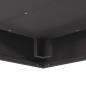 Preview: Feuerschale Quadratisch Schwarz 80x80x40 cm Stahl