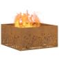 Preview: Feuerstelle Quadrat 60x60x30 cm Wetterstahl