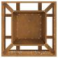 Preview: Feuerstelle Quadrat 60x60x30 cm Wetterstahl