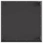 Preview: Feuerstelle Quadrat Schwarz 80x80x43 cm aus Stahl