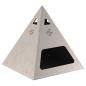 Preview: Feuerstelle Pyramide 50x50x51 cm Wetterfester Stahl