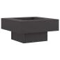Preview: Feuerstelle Schwarz 80 x 80 x 40 cm Wetterfeststahl