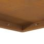 Preview: Feuerstelle Quadrat 80x80x40 cm Wetterstahl