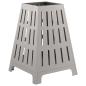 Preview: Feuerschale Quadrat 50x50x70 cm Wetterstahl