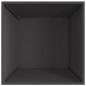 Preview: Feuerstelle Quadrat Schwarz 60x60x30 cm Stahl