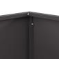 Preview: Feuerstelle Quadrat Schwarz 60x60x30 cm Stahl