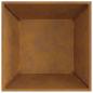 Preview: Feuerstelle Quadrat 60x60x30 cm Wetterstahl