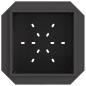 Preview: rauchfreier Feuer pit Schwarz 58x58x51 cm Stahl