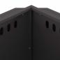 Preview: rauchfreier Feuer pit Schwarz 58x58x51 cm Stahl