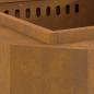 Preview: rauchfreier Feuergrill 58x58x51 cm wetterfestes Stahl