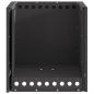 Preview: Rauchfreier Feuerstelle Quadrat Schwarz 48x48x50 cm Stahl
