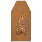 Preview: Feuerstelle 50x50x100 cm wetterfester Stahl